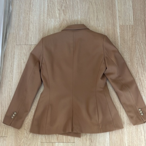 Zara double breasted blazer camel colored size L - Picture 4 of 6